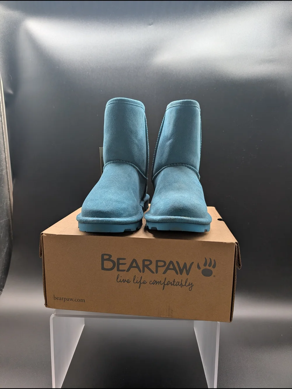 Bearpaw Kids Classic Short Boot in Teal